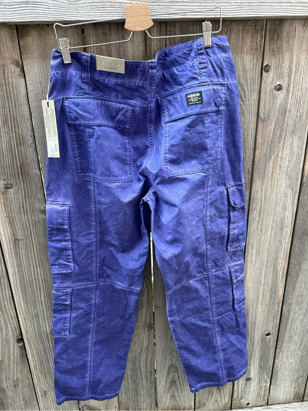 Hudson Deep  Purple Cargo Pants